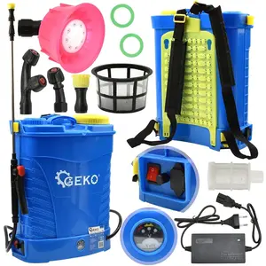 GEKO Aku zádový postřikovač 16l, 12V, 12Ah, modrý