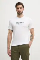 Tričko Guess bílá barva, s aplikací, M5GI19 J1314