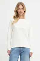Mikina Pepe Jeans dámská, bílá barva, s aplikací, PL581524