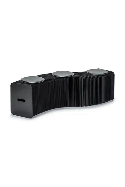Rozkládací sedací nábytek Palais Royal 42 - 220 cm černá barva