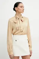 Halenka Fracomina dámská, béžová barva, hladká, FS25ST1001W73201