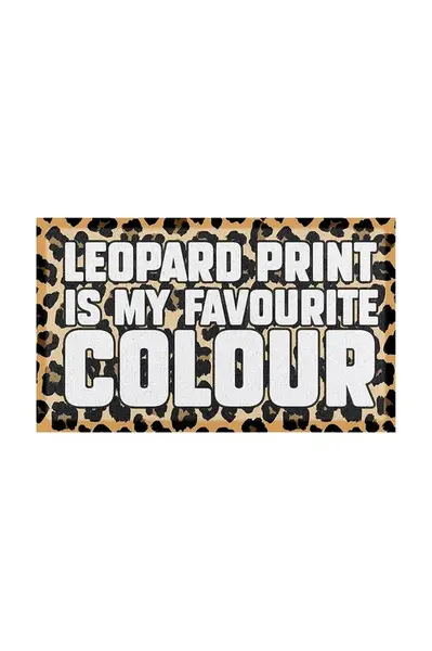 Rohožka Artsy Doormats Brown Leopard 70x40 cm