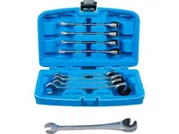 BGS Technic BGS 30849 Otevřené očkoploché klíče 8 ÷ 17 mm s ráčnou. Sada 9 dílů