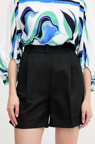 Šortky s příměsí lnu Tommy Hilfiger