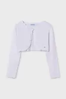 Dětský svetr Mayoral bílá barva, lehký, 332