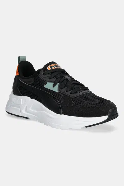 Dětské sneakers boty Puma Trinity Lite MID 90s černá barva, 400659