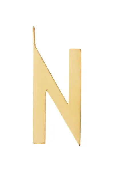 Strieborný pozlátený prívesok Design Letters