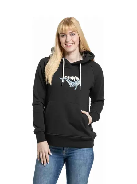 Meatfly dámská mikina Watani Black Whale | Černá | Velikost XL