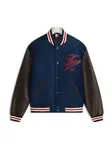 TOMMY HILFIGER Prechodná bunda  námornícka modrá / červená / čierna / biela