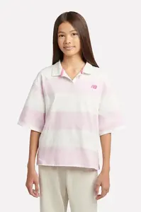 New Balance polo dětské bavlněné