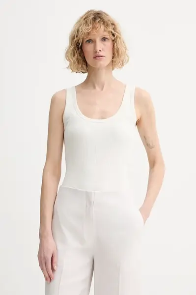 Calvin Klein top dámský bavlněný s elastanem