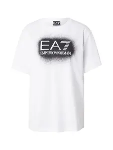 EA7 Emporio Armani Tričko  čierna / biela