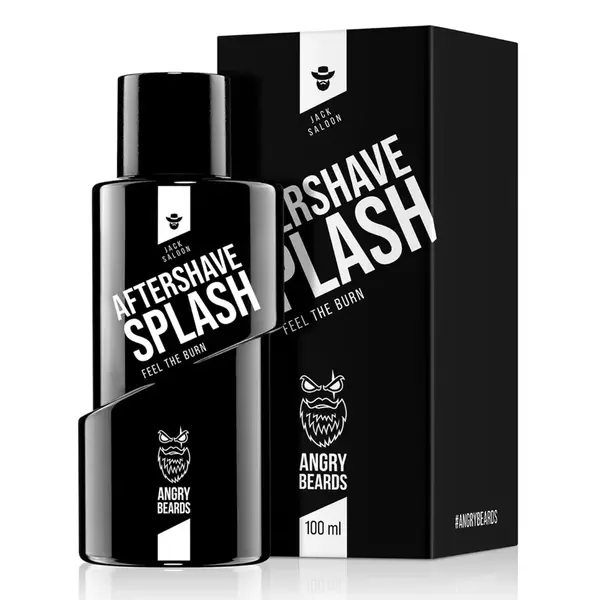 Voda po holení Angry Beards Afteshave Splash Jack Saloon - 100 ml (AB-BD041-034JS-100-2446) + dárek zdarma