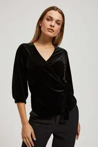 Marisse Velour Blouse