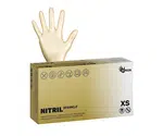 Nitrilové rukavice Espeon Nitril Sparkle - 100 ks, perleťové zlaté, velikost XS (100148) + dárek zdarma