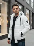 Pánska zimná bunda s kapucňou