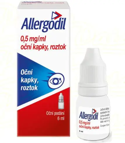 Allergodil 0,5 mg/ml oční kapky 6 ml