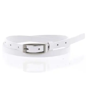 Dámský kožený opasek bílý - PB Neba 95