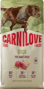 Granule CARNILOVE True Fresh pro dospělé psy kachna 12 kg