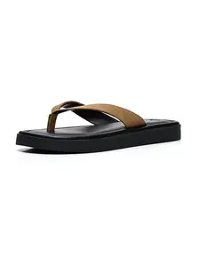 Bershka Žabky  tmavobéžová