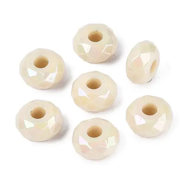 Opaque Acrylic European Beads