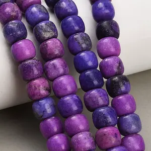 Dyed Natural White Jade Beads Strands