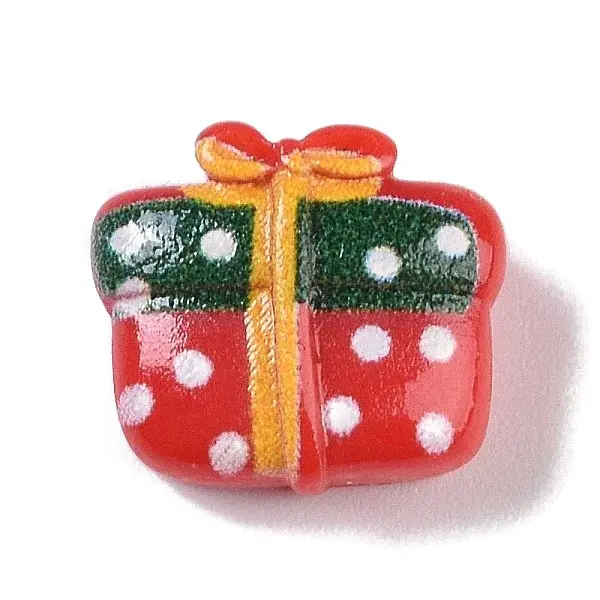 Opaque Christmas Theme Resin Cabochons