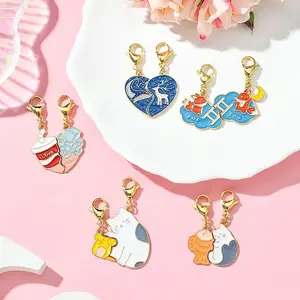 Alloy Enamel Split Pendant Decorations