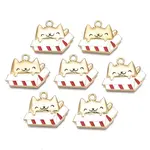 Rack Plating Alloy Enamel Pendants