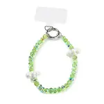 Alloy & Glass & Acrylic Beads Mobile Straps