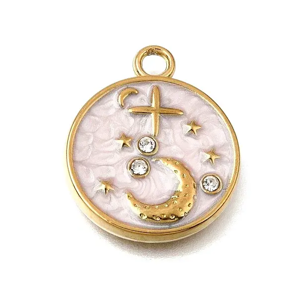 304 Stainless Steel Enamel Pendants