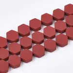 Spray Painted Non-magnetic Synthetic Hematite Beads Strands
