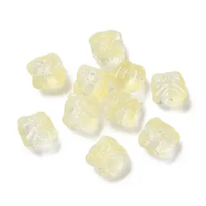 Baking Paint Transparent Glass Beads