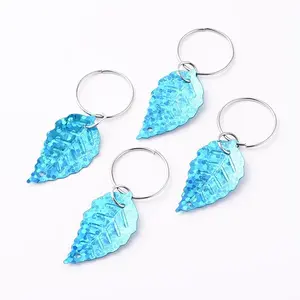 Plastic Paillette/Sequin Hair Braid Rings Pendants