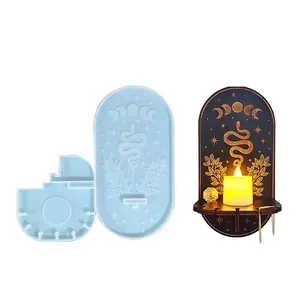 DIY Witchcraft Wall Hanging Candle Holder Display Silicone Molds