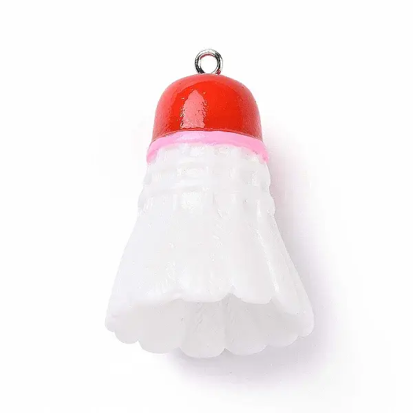 Sport Ball Theme Opaque Resin Pendants