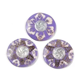 Dyed Natural Shell Cabochons