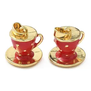 Brass Enamel 3D Cup Charms