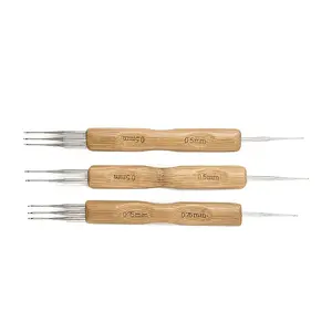3Pcs 3 Styles Iron Crochet Hooks