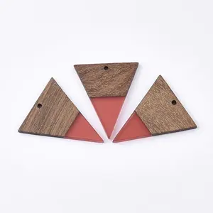 Resin & Walnut Wood Pendants