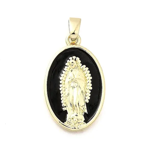 Brass Enamel Pendants