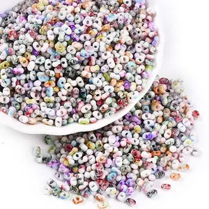 Two Tone Baking Paint Glass Seed Beads