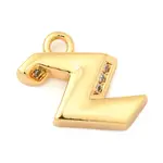 Brass Micro Pave Cubic Zirconia Charms