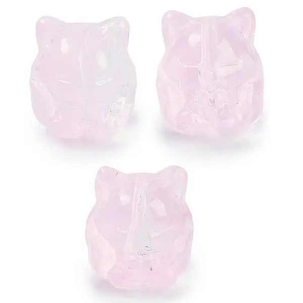 Transparent Spray Paint Glass Beads