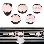 5Pcs Resin & Plastic Car Air Freshener Vent Clips