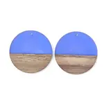 Resin & Walnut Wood Pendants