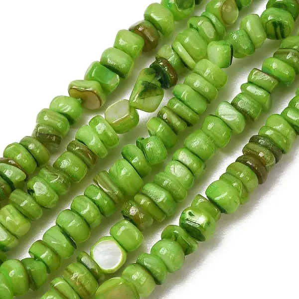 Dyed Natural Freshwater Shell Beads Strands