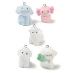 Flocky Opaque Resin Pendants