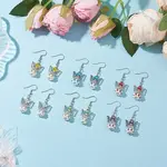 Angel Handmade Glass Seed Beads Dangle Earrings for Women