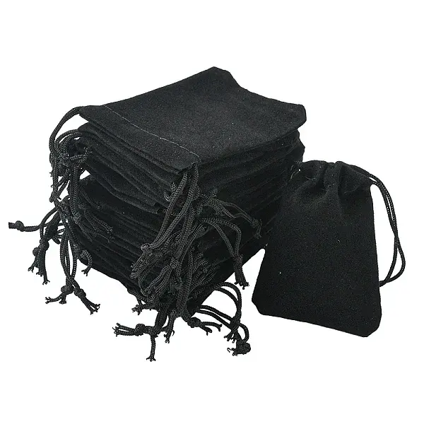 Rectangle Velvet Jewelry Drawstring Bags